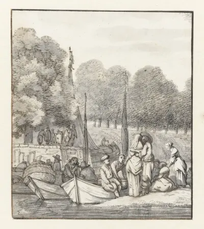 Landingsplaat van schuiten
