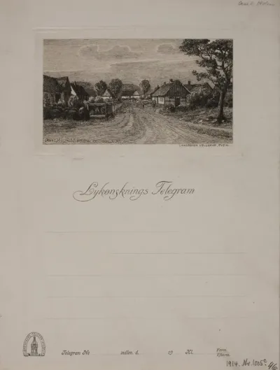 Landsbyen Vellerup på Fyn