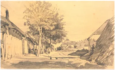 Landsbygade i sol