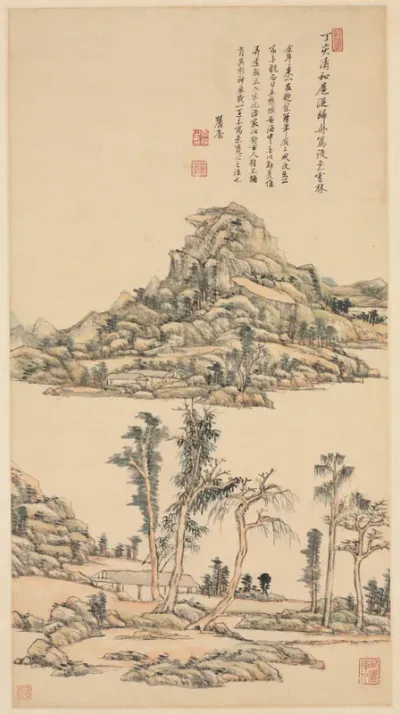Landscape after Ni Zan