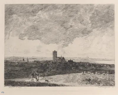 Landscape, after Rembrandt