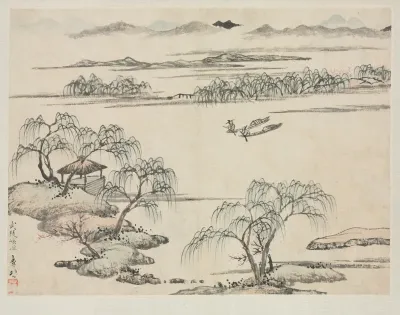 Landscape Album in Various Styles: The Stream of Wuling