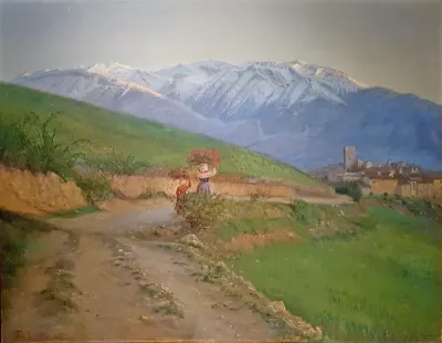 Landscape at Civita d'Antino