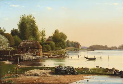 Landscape at Svendborg Sund.
