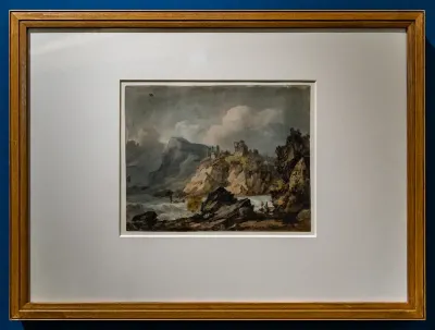 Landscape Composition with a Ruined Castle on a Cliff