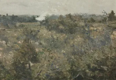 Landscape från Grez-sur-Loing. Study  for NM 6809