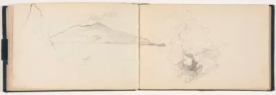 Landscape from Italy, sketch (2/2)
