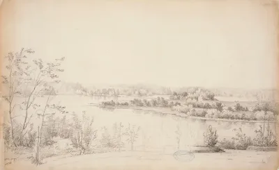 Landscape from Juustilanjärvi in Vyborg