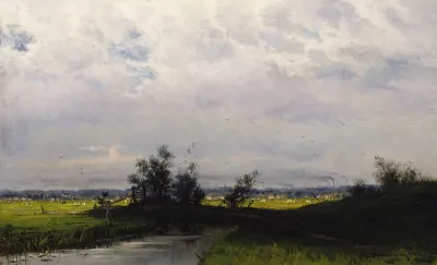 Landscape from lowlands near Haarlem