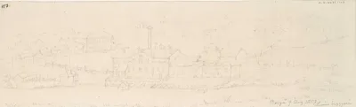 Landscape from Porvoo, the Brewery of Carl Axel Levin