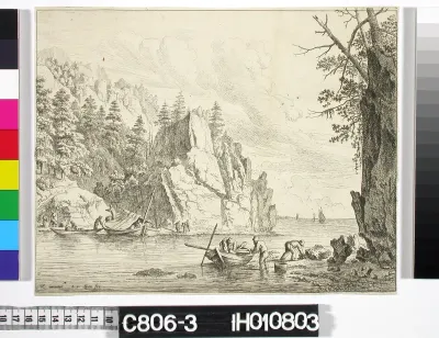 Landscape from Rhine - Crayfish Catchers