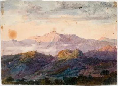 Landscape from the Sabine Mountains
