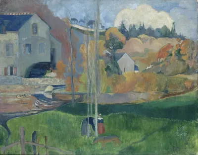 Landscape in Brittany, the Mill David