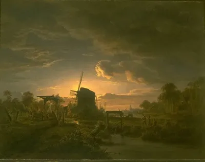 Landscape in Moonlight