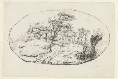 Landscape in Oval