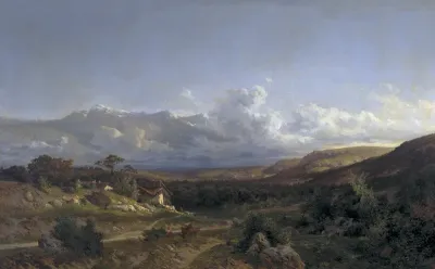 Landscape in the Dauphinoise