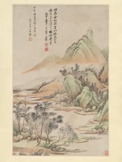 Landscape in the Style of Zhao Boju (Fang Zhao Boju shanshui)