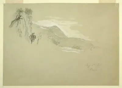 Landscape near Huino, Mexico