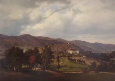 Landscape of Central Bohemian Uplands