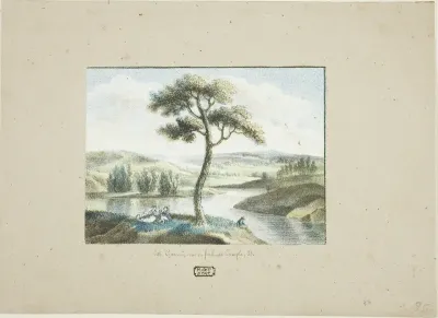 Landscape: River and Hills