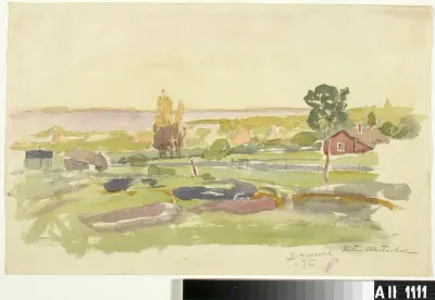Landscape Study from Bomarsund