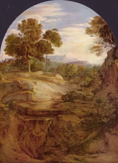 Landscape to "Elias in the Wasteland"