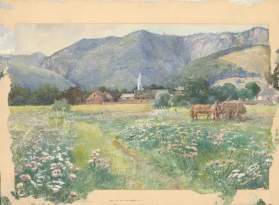 Landscape with a Blooming Meadow