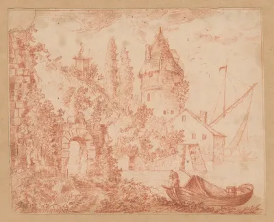 Landscape with a Castle and a Boat