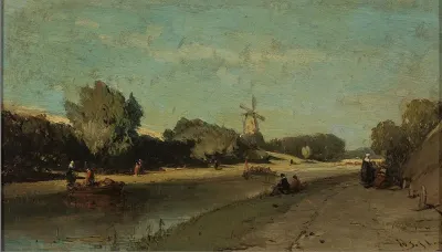 Landscape with a Channel