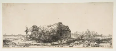 Landscape with a Cottage and a Haybarn