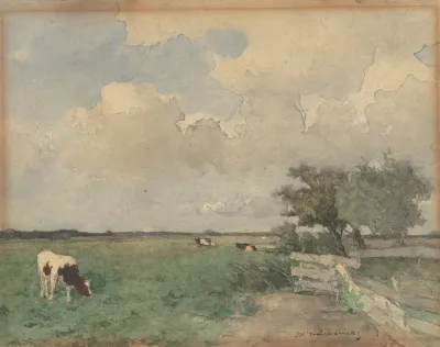 Landscape with a Cow