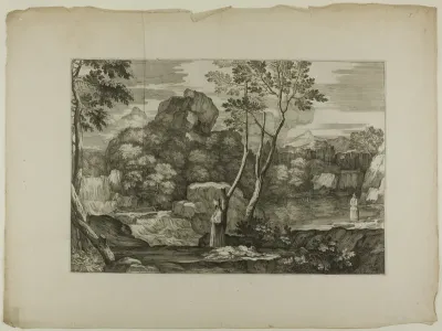 Landscape with a Dead Man and Two Priests