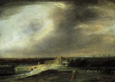 Landscape with a Distant Town