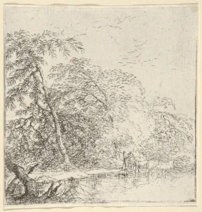 Landscape with a herdsmen