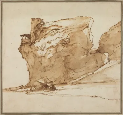 Landscape with a Large Rock