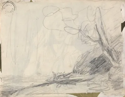 Landscape with a Leaning Tree