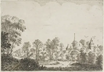 Landscape with a Man in a Boat