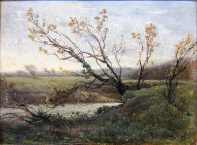 Landscape with a Pond