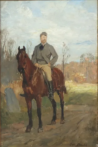 Landscape with a rider