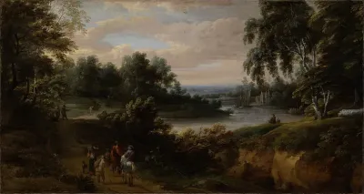Landscape with a River and Horsemen