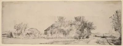 Landscape with a Road beside a Canal