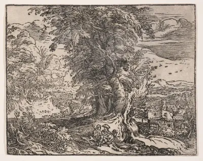 Landscape with a Shepherd Couple