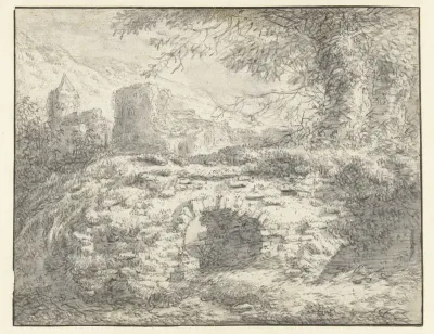 Landscape with a Stone Bridge