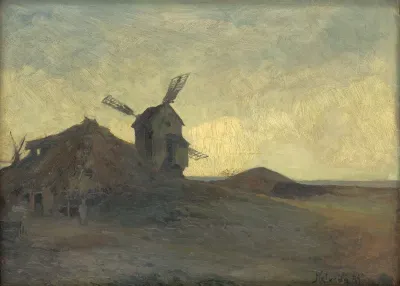 Landscape with a Windmill