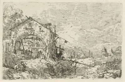 Landscape with a Woman at a Well