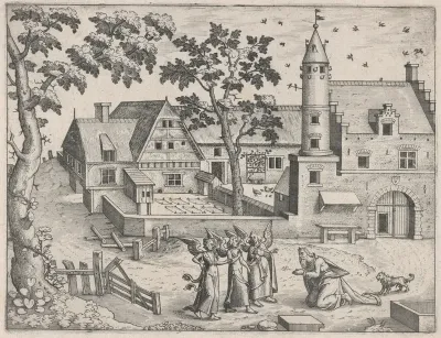 Landscape with Abraham and Three Angels