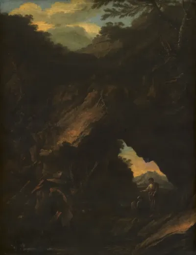 Landscape with an 'Arco Naturale'