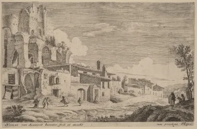 Landscape with an Artist Sketching