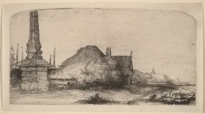 Landscape with an Obelisk