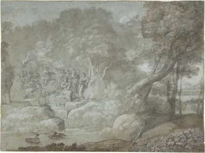 Landscape with Apollo and the Muses